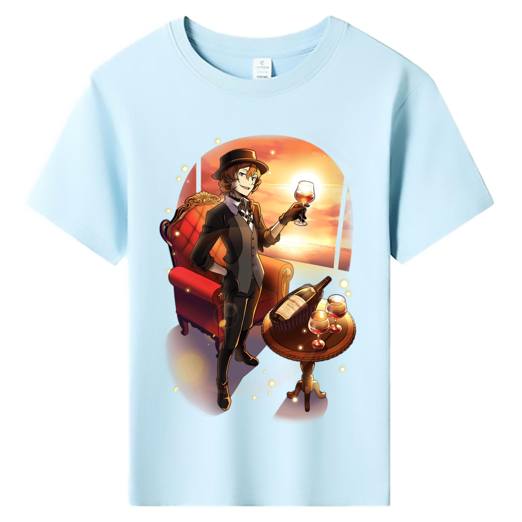 （画像用） 文豪ストレイドッグス Bungo Stray Dogs 綿100％キッズTシャツ（フロントプリント）
